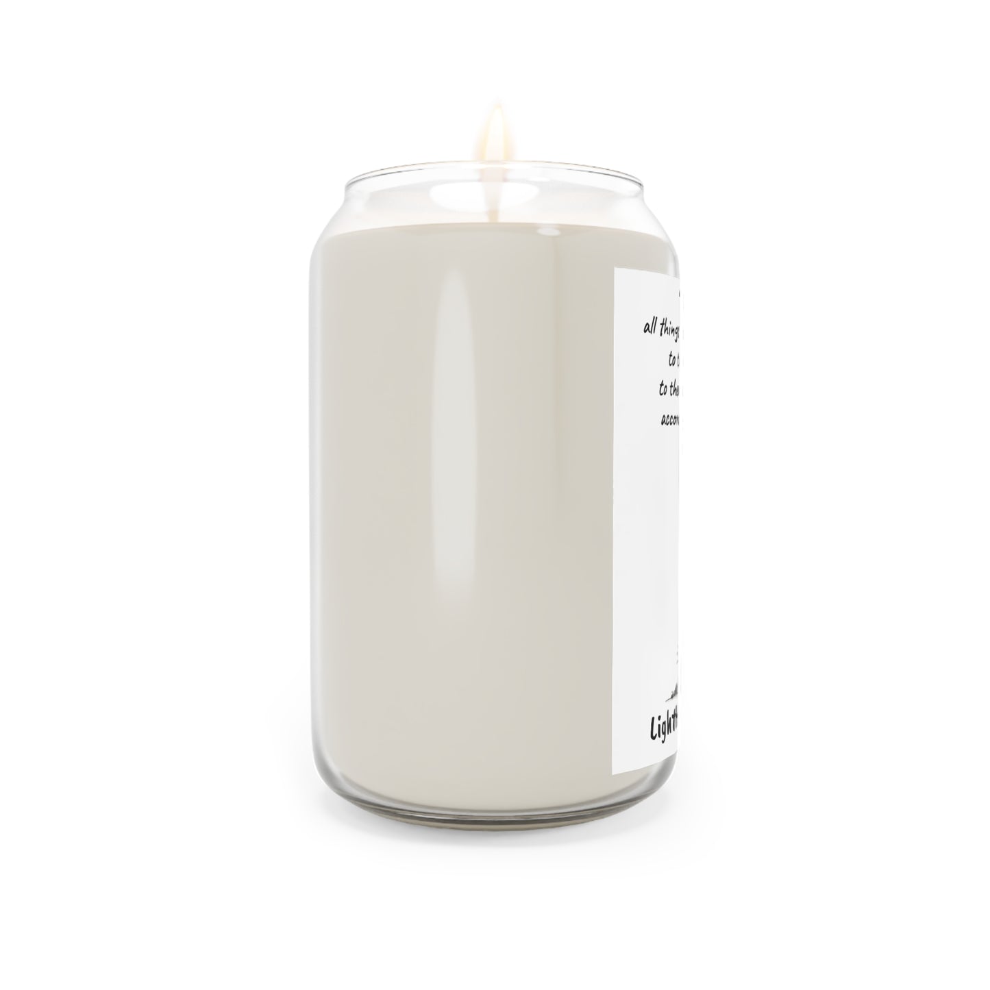 13.75 oz Soy Candle - "We know that all things work together for good" -Romans 8:28 (KJV)