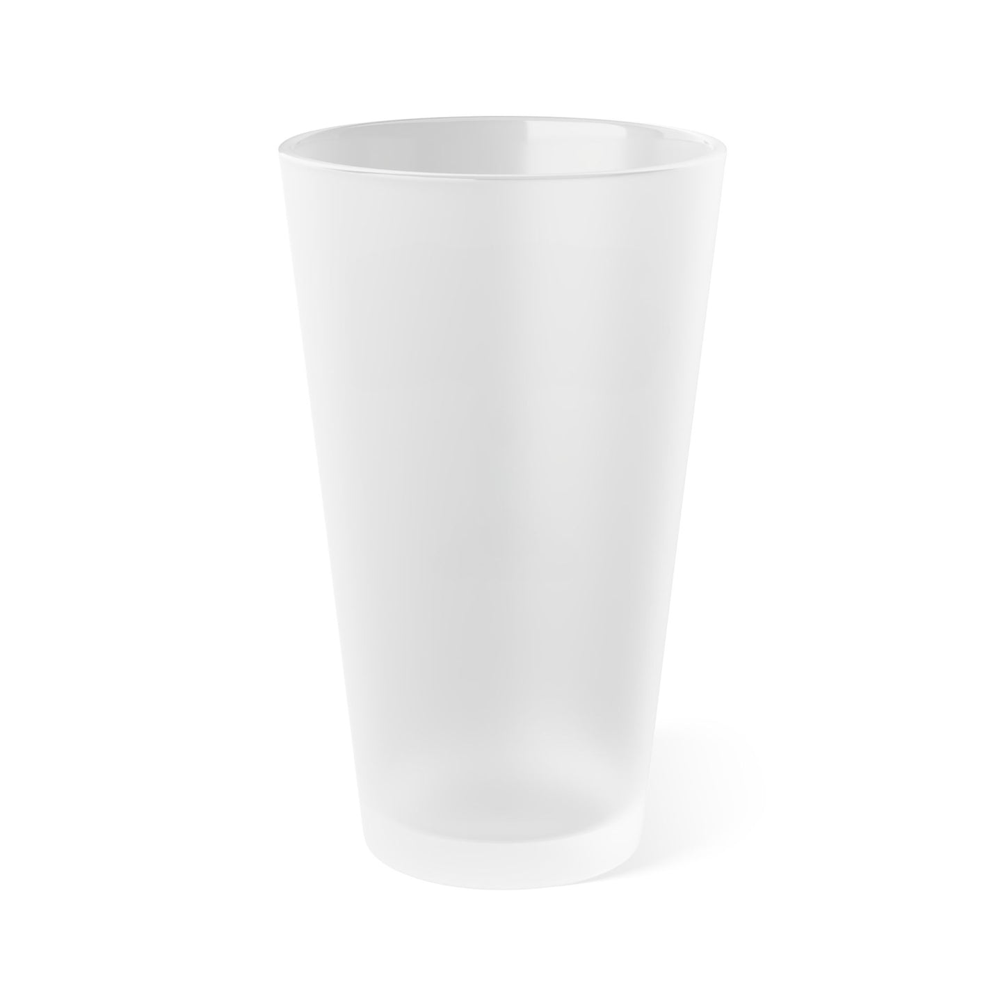 Frosted Pint Glass 16oz "Let all your things be done with charity." 1 Corinthians 16:14 (KJV)
