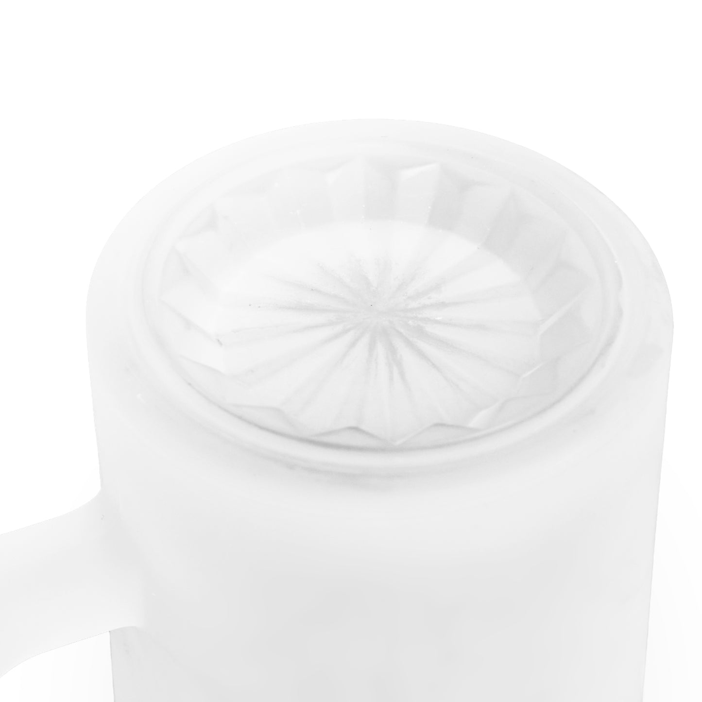 Frosted Glass Mug - "Charity shall cover the multitude of sins." 1 Peter 4:8 (KJV)