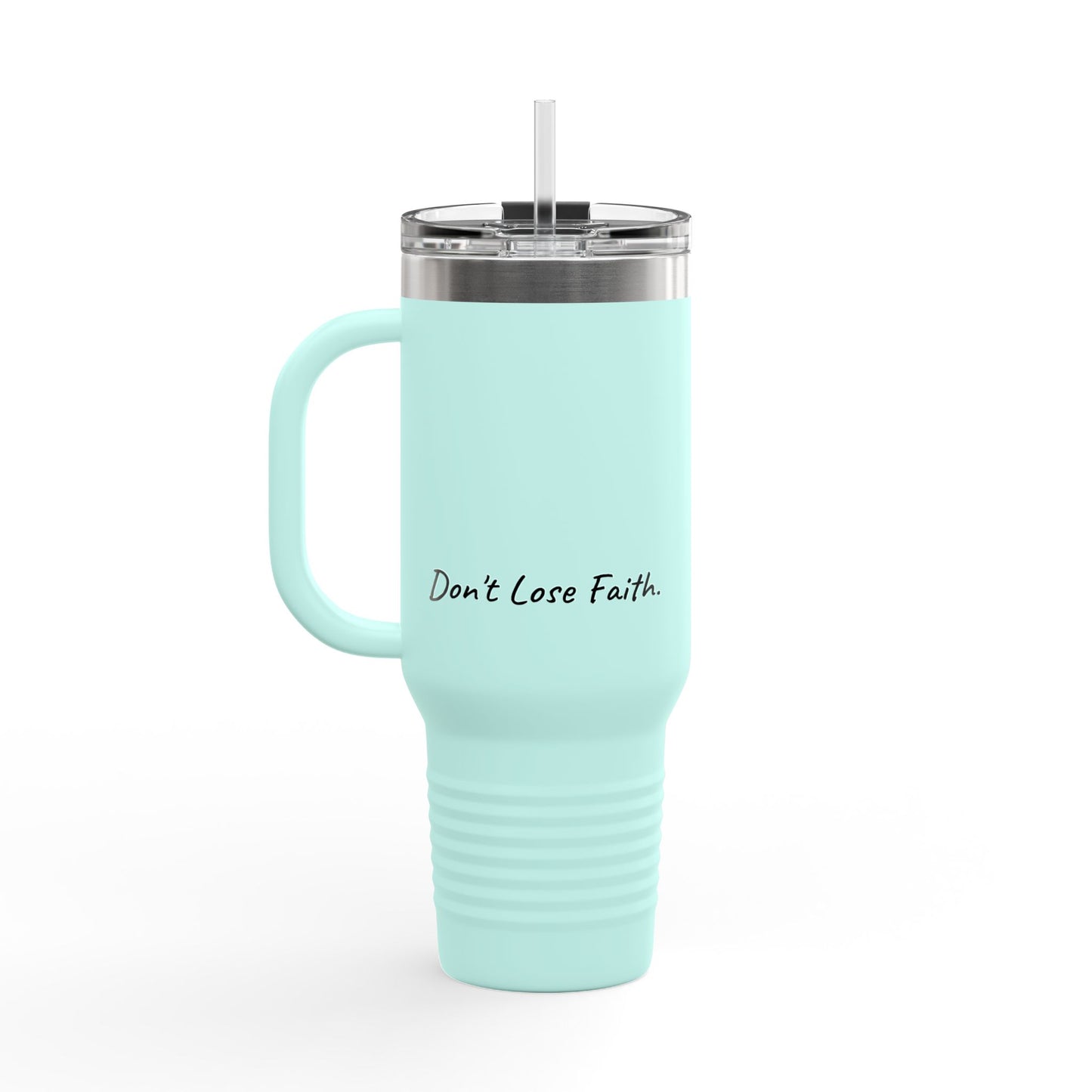 40oz Insulated Travel Mug "The evidence of things not seen." Hebrews 11:1 (KJV)