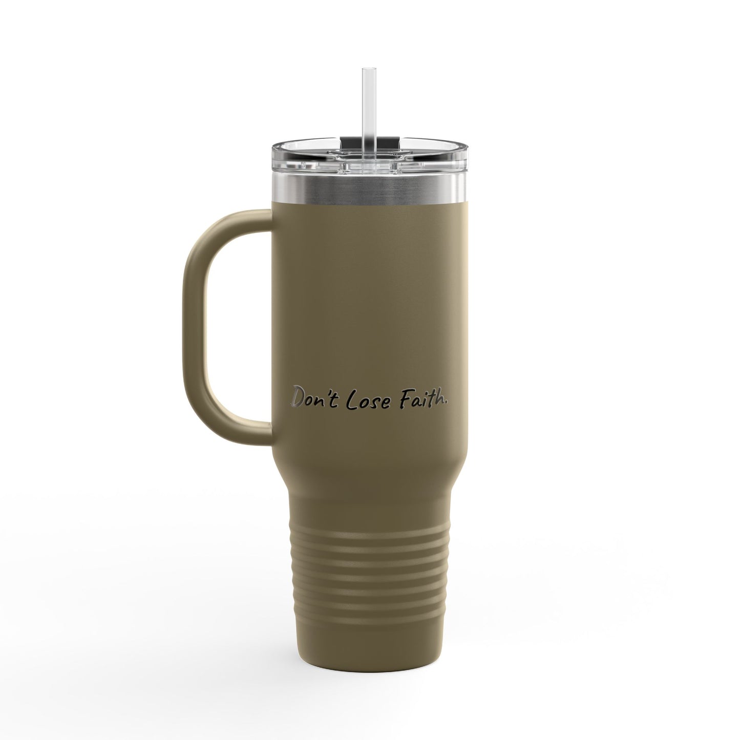 40oz Insulated Travel Mug "The evidence of things not seen." Hebrews 11:1 (KJV)