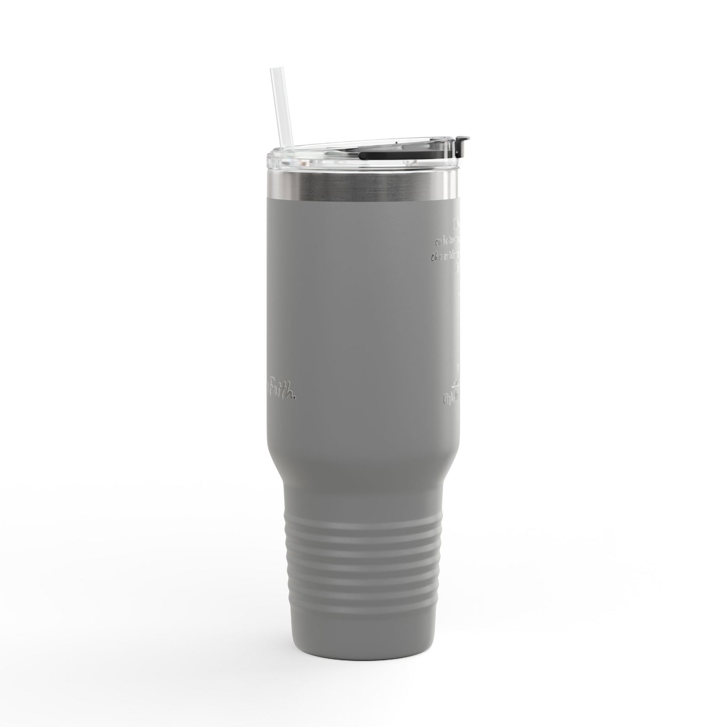 40oz Insulated Travel Mug "The evidence of things not seen." Hebrews 11:1 (KJV)
