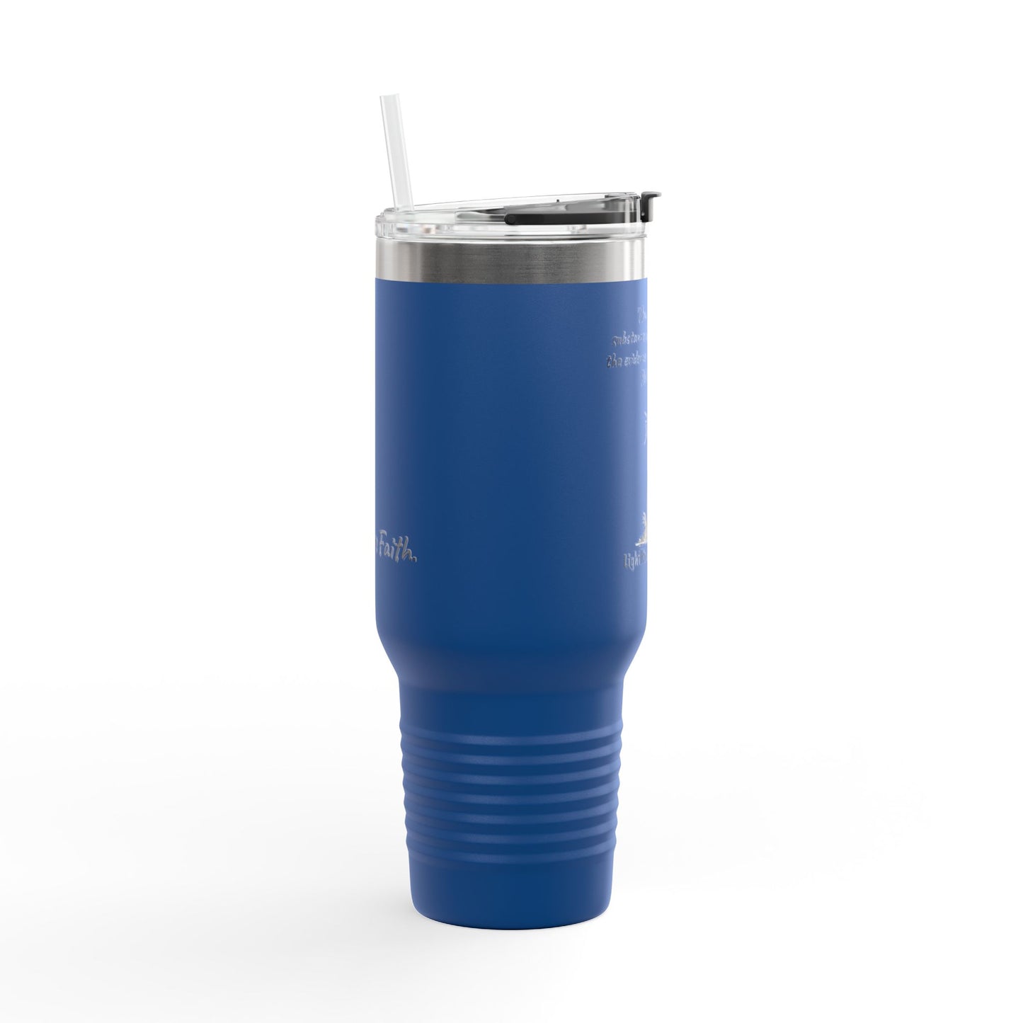 40oz Insulated Travel Mug "The evidence of things not seen." Hebrews 11:1 (KJV)